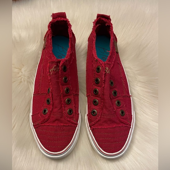 Blowfish Red Slip On Sneakers - Picture 2 of 8